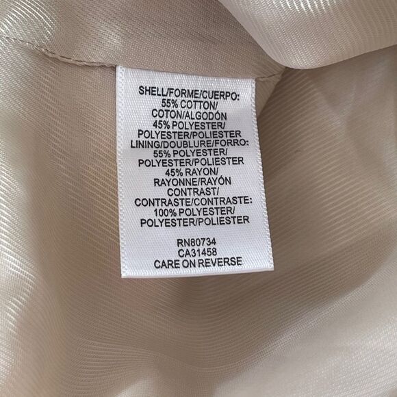 BCBG Max Azria Ivory Brocade Jacket Sz S - Picture 3 of 6